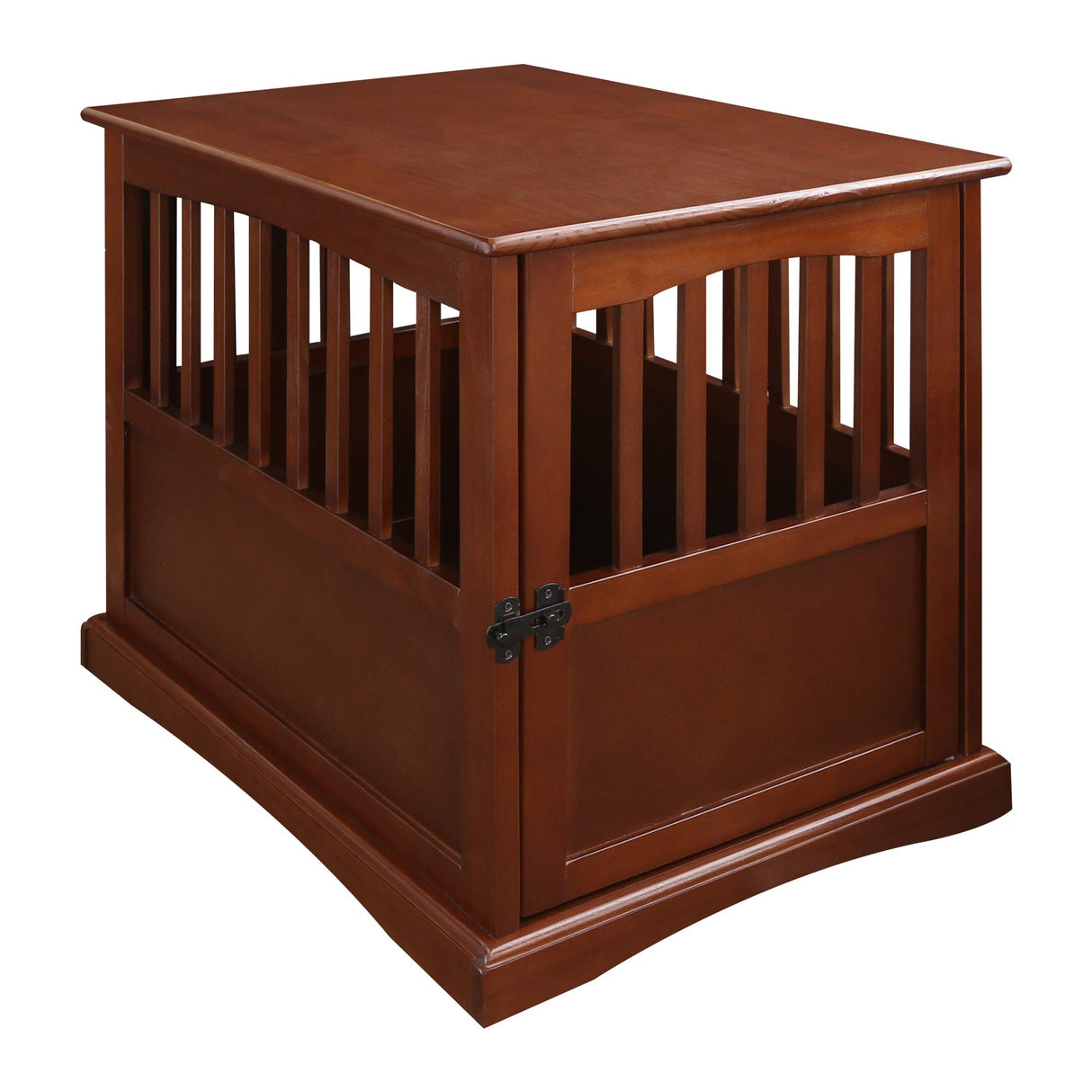 Casual Home Wooden Pet Crate, End Table, Medium, New Walnut Casual Home