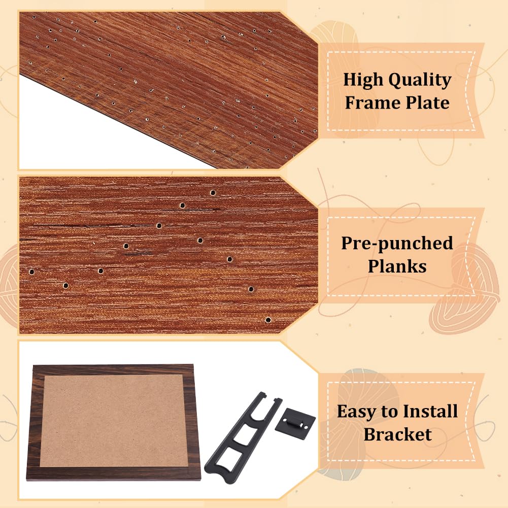 INFUNLY Cat String Art Kit Handmade DIY Craft Kit for Adults Creative Handmade Kit for Pet Lovers Wooden Frame Board with Pre Punching DIY Home Art Project for Beginners Cat Wall Art for Bedroom Decor INFUNLY