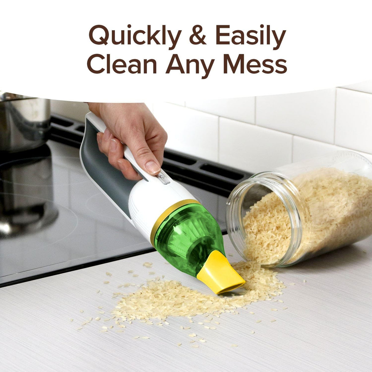 Duck Compact Cordless Vacuum by Horsepower, Gold Edition, Ultra-Powerful Upgraded Battery for Extra-Long Run Time, AS-SEEN-ON-TV, Strong Suction, Easy to Store, Portable & Rechargeable. Home & Auto Horsepower