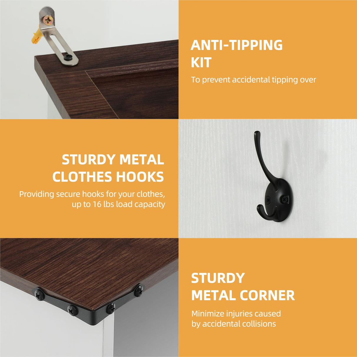 DWVO 59" Wide Hall Tree with Bench and Storage for Hallway Entryway, Coat Rack with Adjustable LED Light, Sliding Barn Doors, 10 Shoe Cubbies & 10 Coat Hooks for Bedchamber Living Room (Rustic White) DWVO