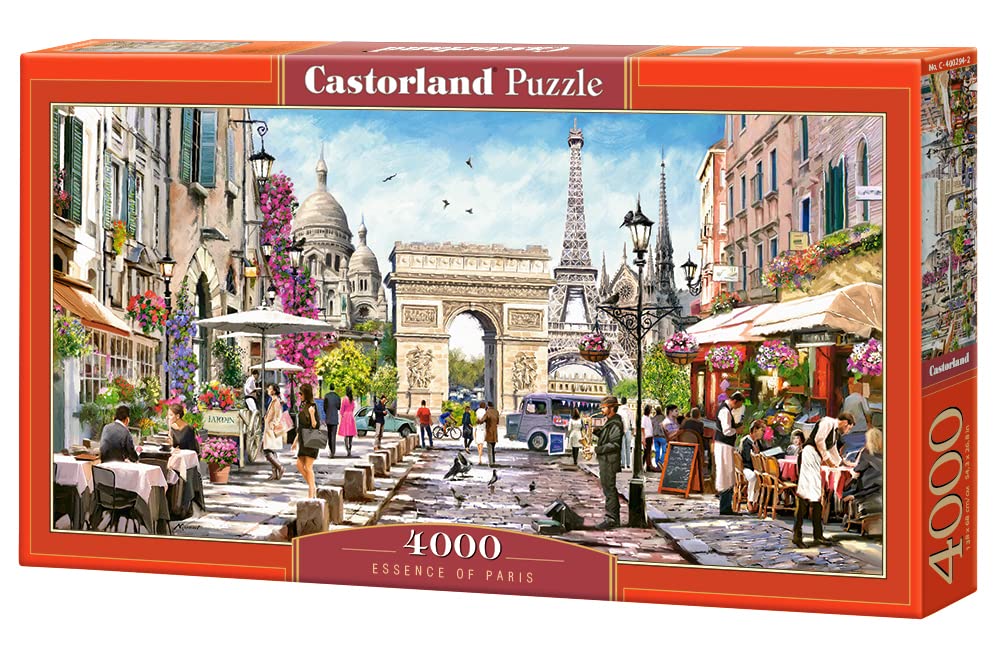 CASTORLAND 4000 Piece Jigsaw Puzzles, Essence of Paris, France, Eiffel Tower, Iconic Monuments, Adult Puzzles, Castorland C-400294-2 Castorland