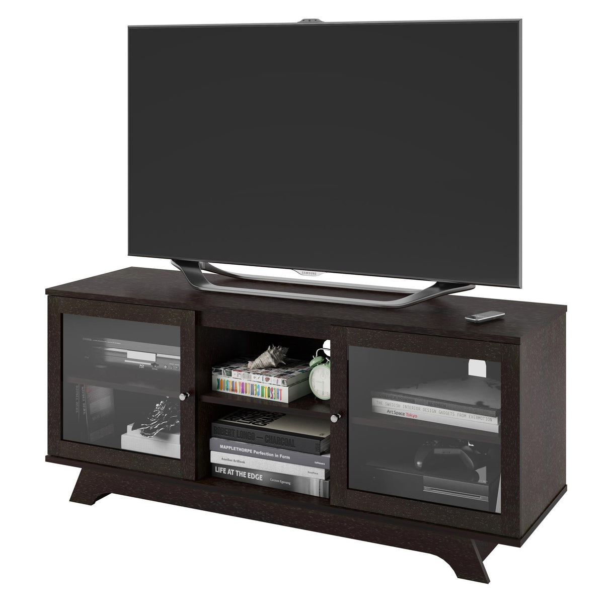 Ameriwood Home Englewood TV Stand for TVs up to 55", Espresso Ameriwood Home
