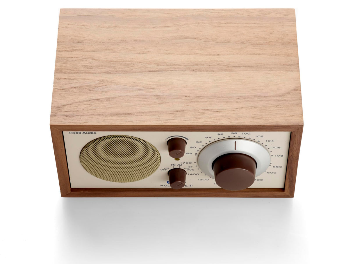Tivoli Audio Model One Bluetooth AM/FM Radio (Walnut/Beige) Tivoli Audio