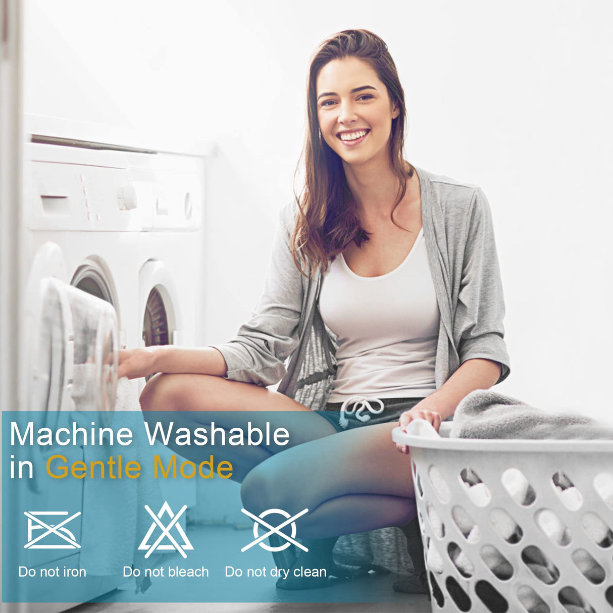 HYLEORY King Mattress Pad Quilted Fitted Mattress Protector Cooling Pillow Top Mattress Cover Breathable Fluffy Soft Mattress Topper with 8-21" Deep Pocket HYLEORY