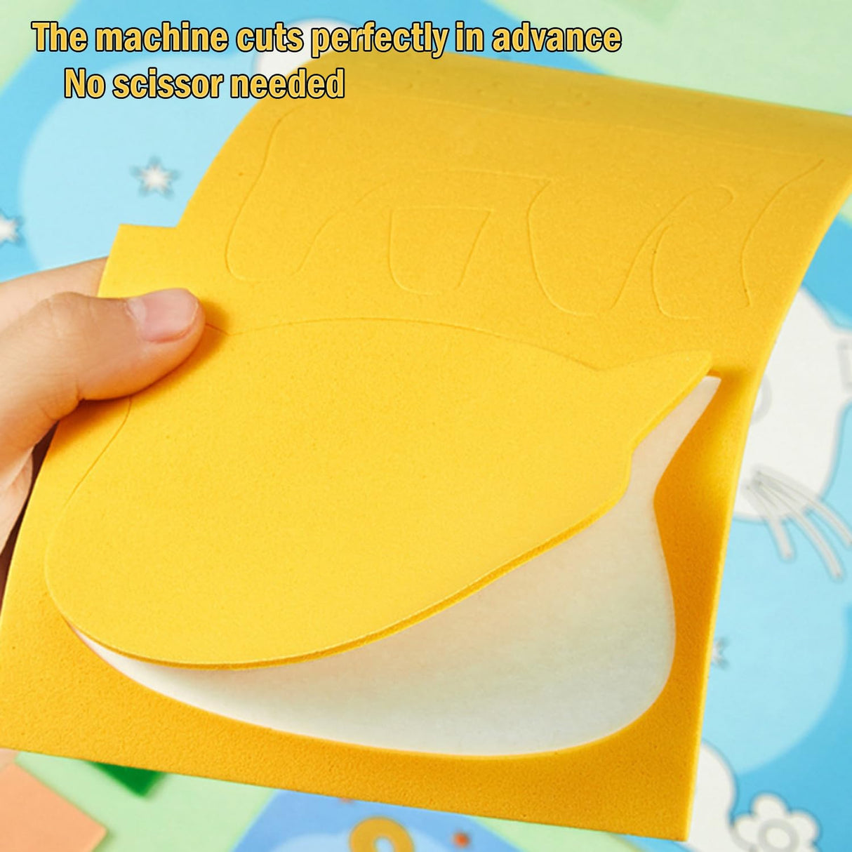 Lovyan 3D EVA Foam Stickers for Toddlers 12PCS Sticky Foam DIY Craft Preschool Art Class Drawing Sticker Puzzle Art Kit for Kids Boys Girls (Cartoon Animals A) Lovyan