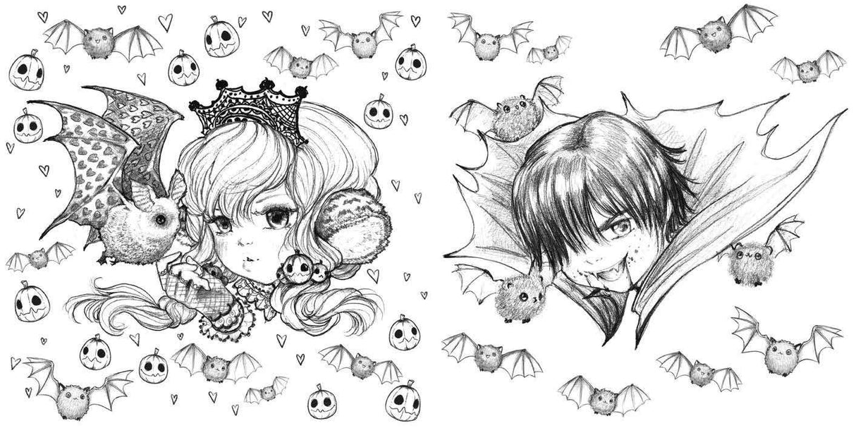 Pop Manga Cute and Creepy Coloring Book Watson-Guptill