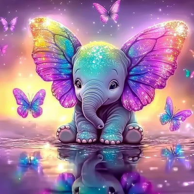 AIRDEA Diamond Art Painting Kits for Adults Beginners 5D DIY Gem Art Kits, 12x12in,Full Round Drill (Purple Rainbow)