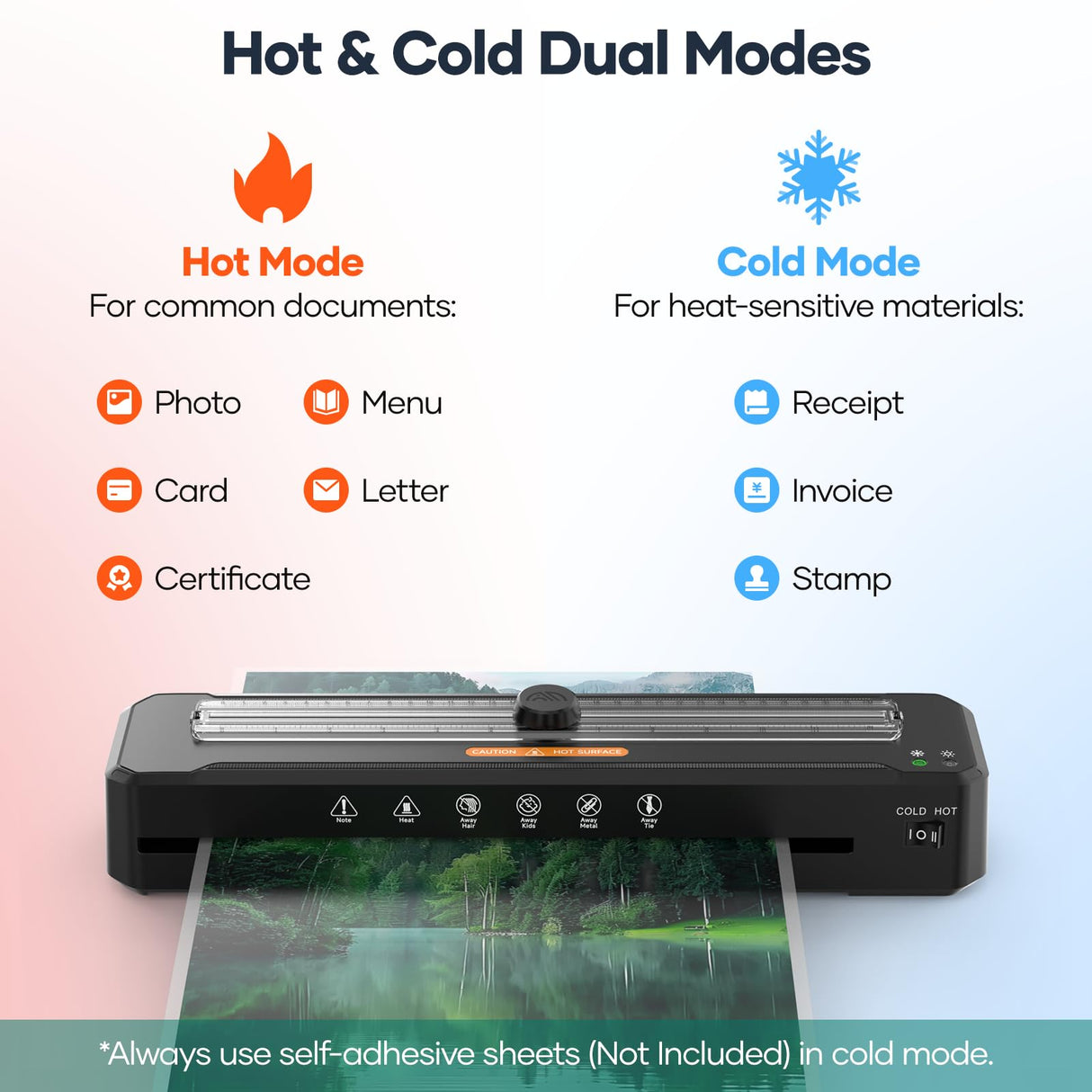 Assark Laminator Machine A3 with 50 Laminating Sheets, Laminator Thermal and Cold with Paper Trimmer Corner Rounder, High-Speed Jam-Free, Low-Noise 13-Inch Laminating Machine Assark