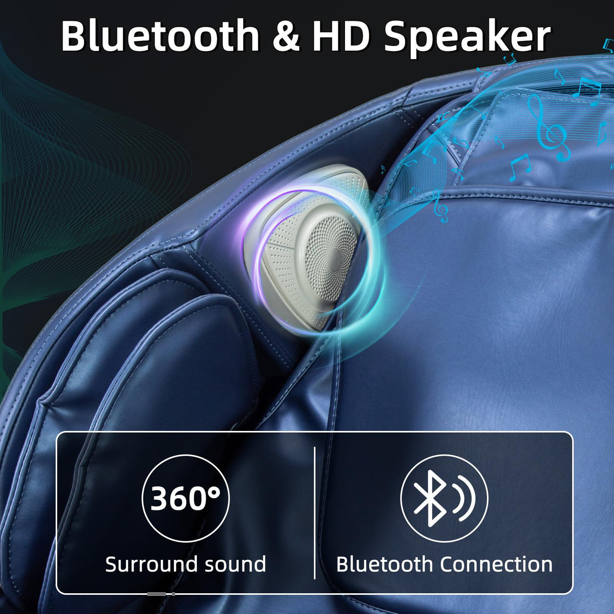 MYTHIA A303 Massage Chair iRest System, Full Body with Heat, Zero Gravity, 53.15" SL Track Shiatsu Recliner with Auto Body Scan, Bluetooth Speakers, Footrest Calfrest Extension (Black) MYTHIA