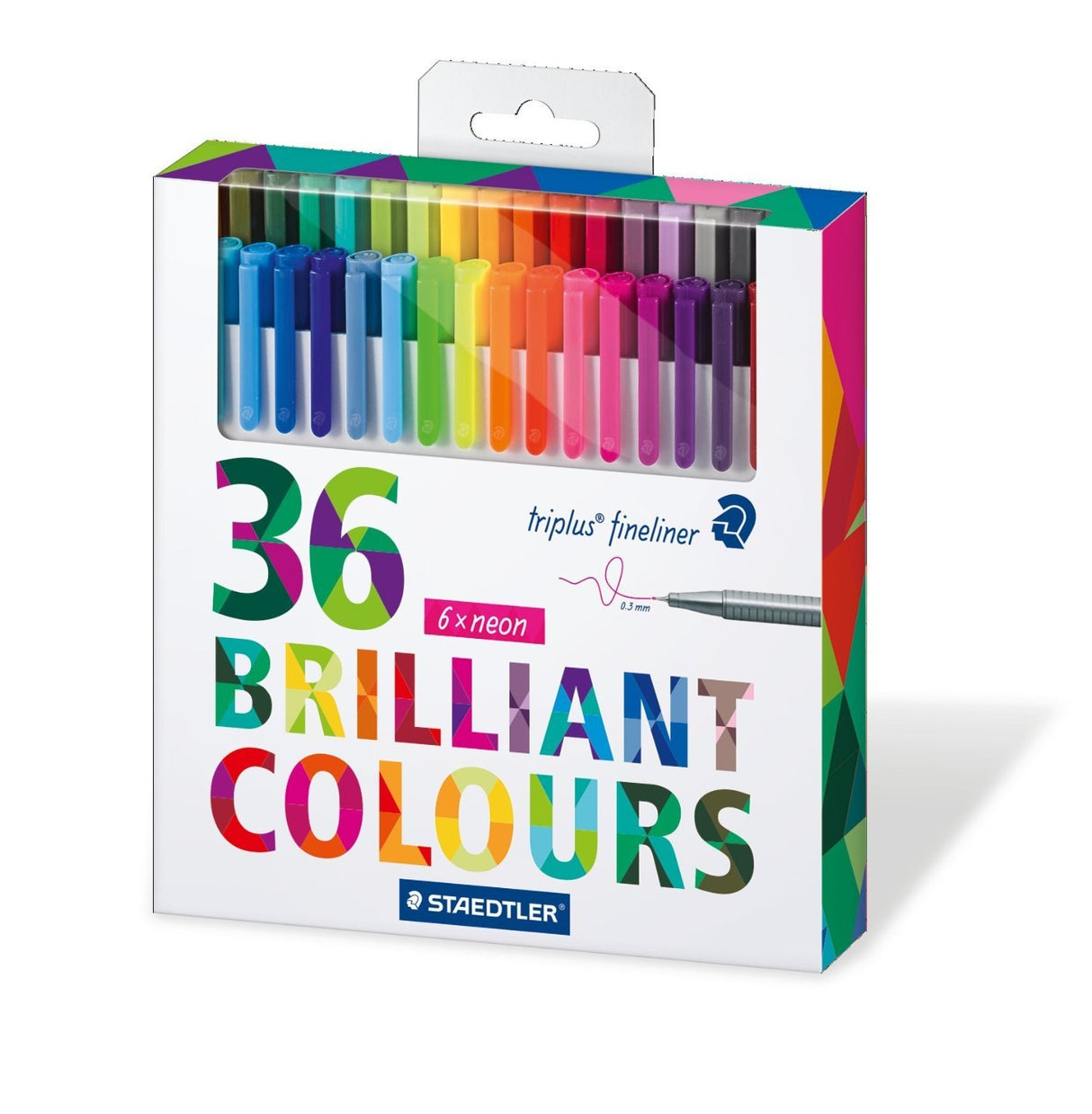 Staedtler 334C36JBLU Johanna Basford Triplus Fineliner Pens for Adult Coloring Books (Set of 36) STAEDTLER