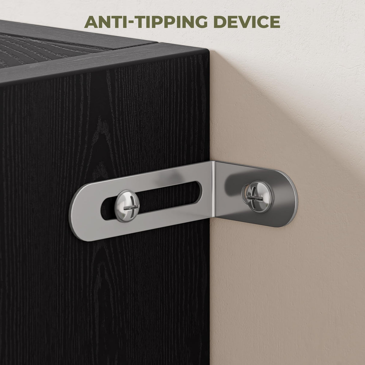 IRONCK Bookshelves and Bookcase, 6 Tiers Large Bookshelf with 4 Doors, Floor Standing Tall Display Storage Shelves for Home Office, Living Room, Bedroom, Black IRONCK