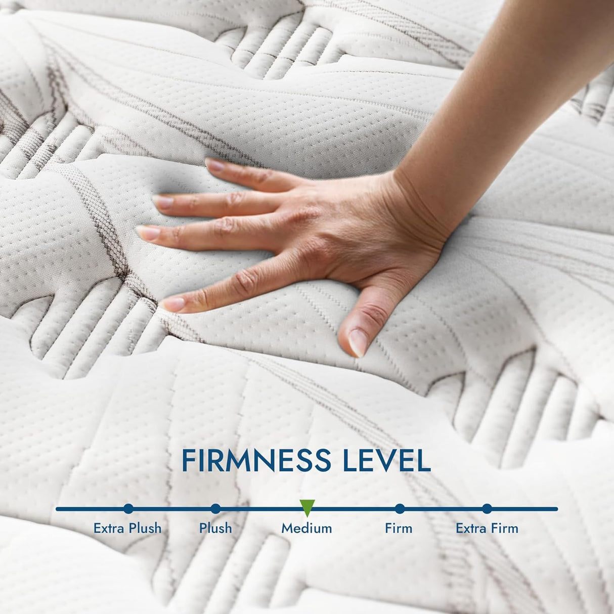 AnoYishev 12'' Hybrid Mattress Twin with Comfort Foam,Innerspring Pillow Top Twin Mattress in a Box, Twin Size Mattress for Pressure & Pain Relief, Soft Feel but Supportive (12'' Twin) AnoYishev