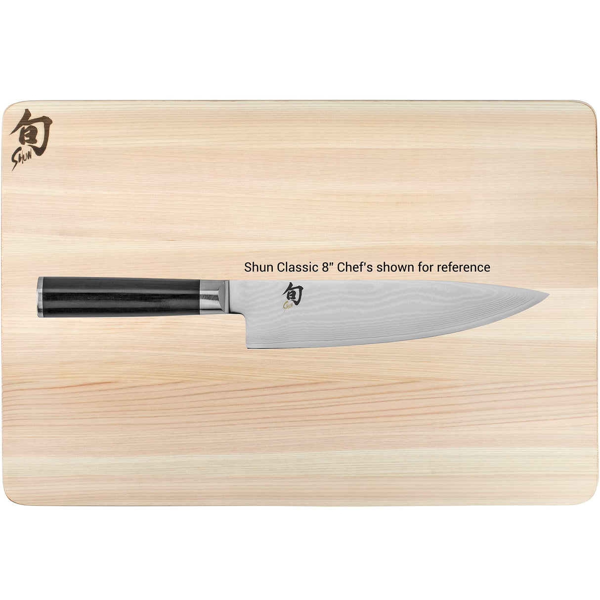 Shun Cutlery Medium Hinoki Cutting Board, 15.75" x 10.75" Medium Wood Cutting Board, Medium-Soft Wood Preserves Knife Edges, Authentic, Japanese Kitchen Cutting Board Shun