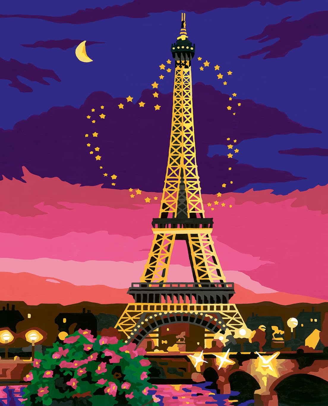 Ravensburger City of Love Paint by Numbers Kit for Adults - 23624 - Painting Arts and Crafts for Ages 14 and Up Ravensburger