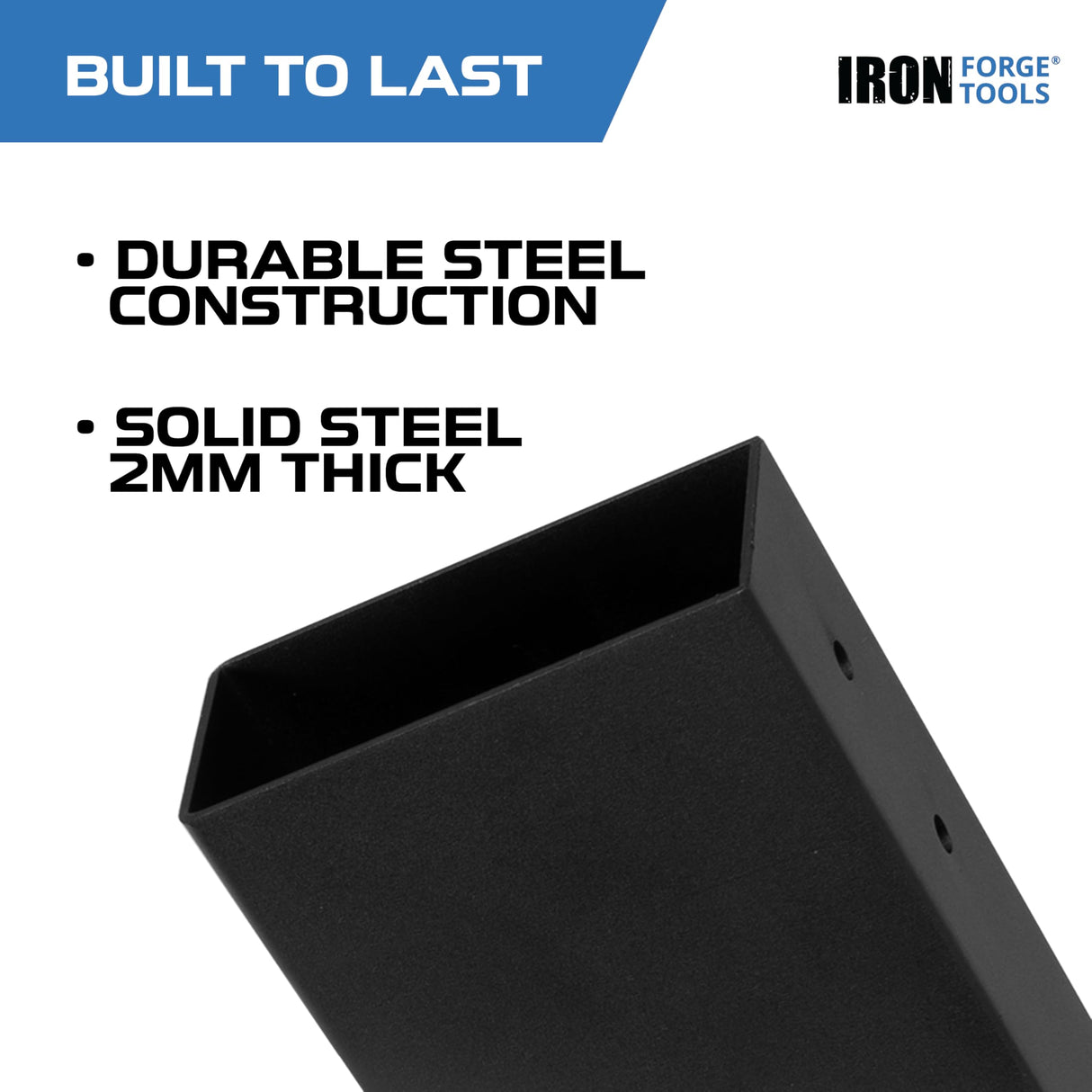 Iron Forge Tools 2x4 Pergola Brackets - 8 Pack Powdercoated Steel Corner Pergola Kit - 45 Degree Angle Bracket Angle Brace for DIY Installation - Hardware Kit and Accessories, Roof Gazebo Kits Iron Forge Tools