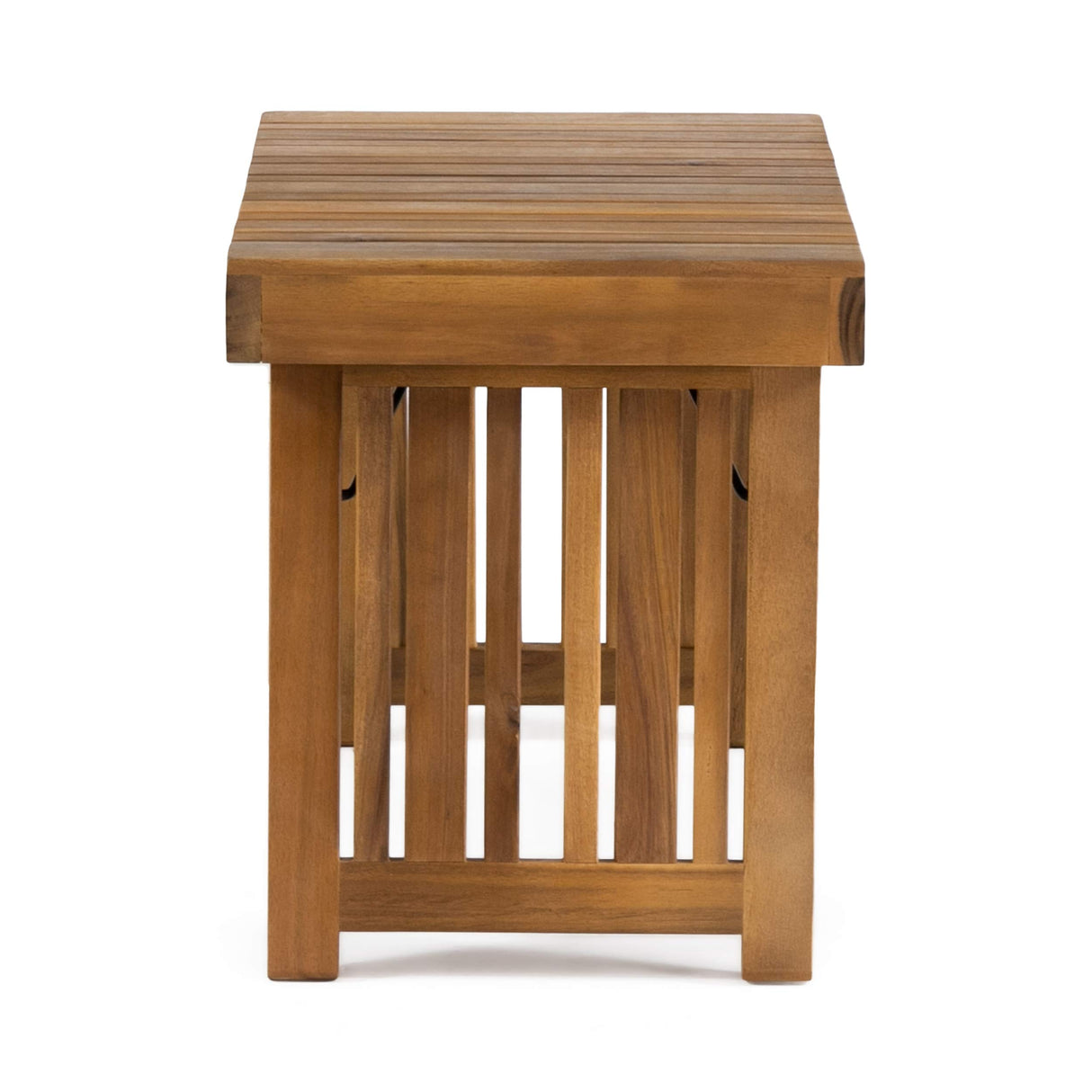 Christopher Knight Home Hilton Outdoor Acacia Wood Folding Side Table, Teak Finish Christopher Knight Home