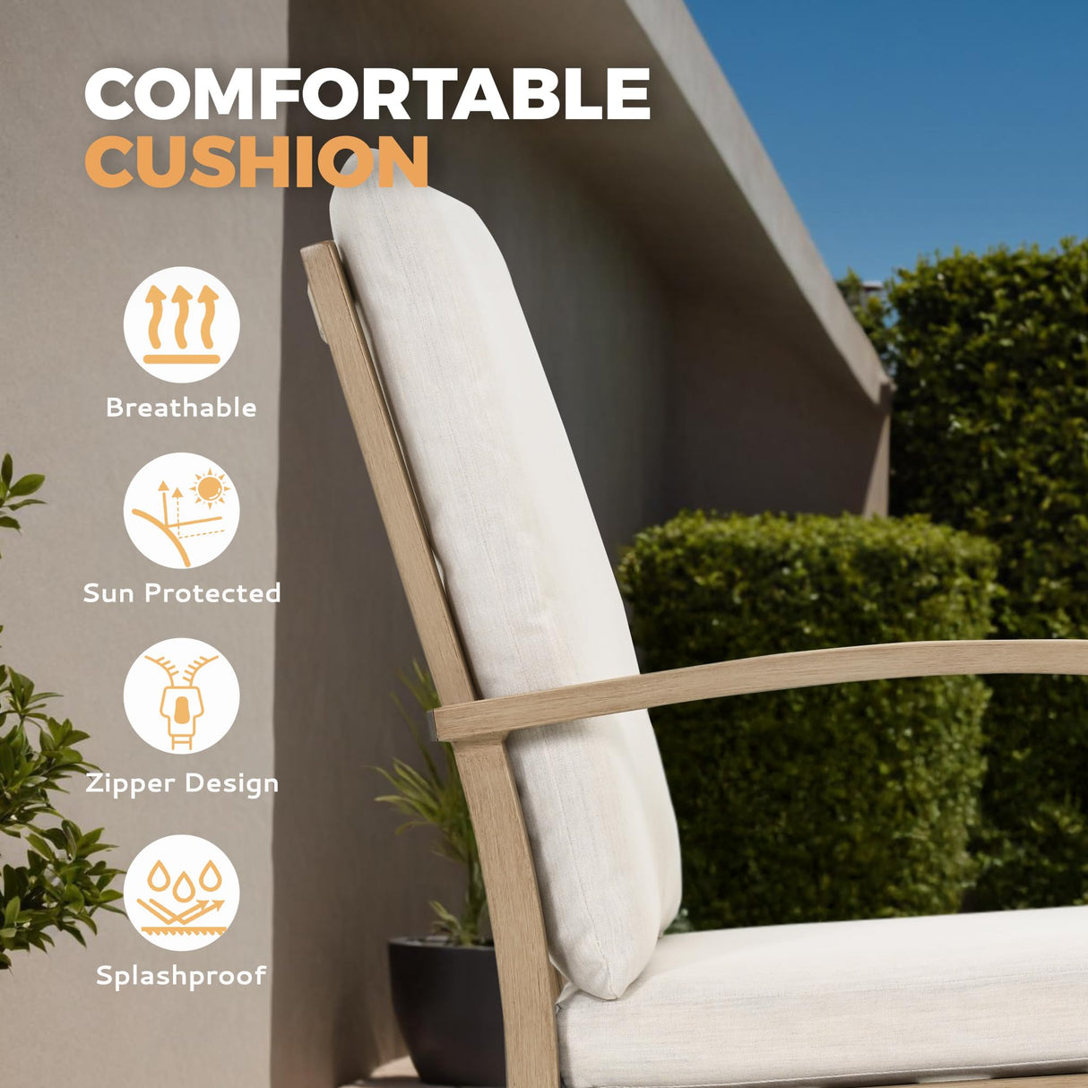 HAPPATIO Aluminum 9 Piece Patio Dining Sets, Outdoor Dining Set for 8, Patio Furniture Sets, 2 Swivel Dining Chairs, 6 Dining Chairs, Aluminum Furniture Set for Patio, Yard (Beige) HAPPATIO