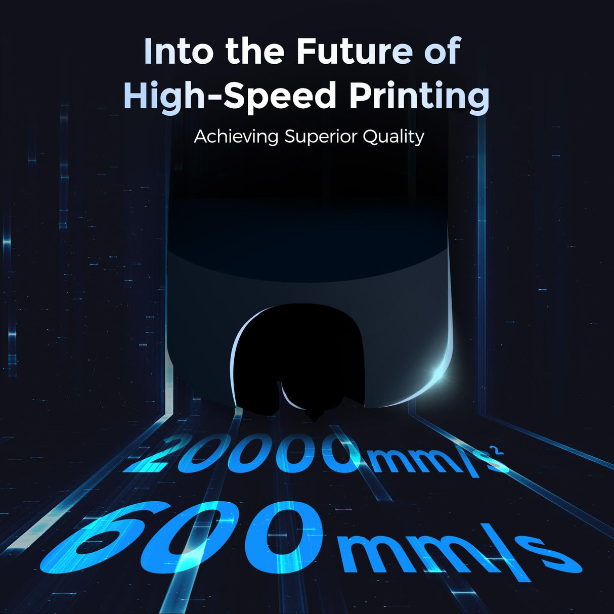 FLASHFORGE Adventurer 5M 3D Printer with Fully Auto Leveling, Max 600mm/s High Speed Printing, 280°C Direct Extruder with 3S Detachable Nozzle, Core XY All Metal Structure, Print Size 220x220x220mm FLASHFORGE