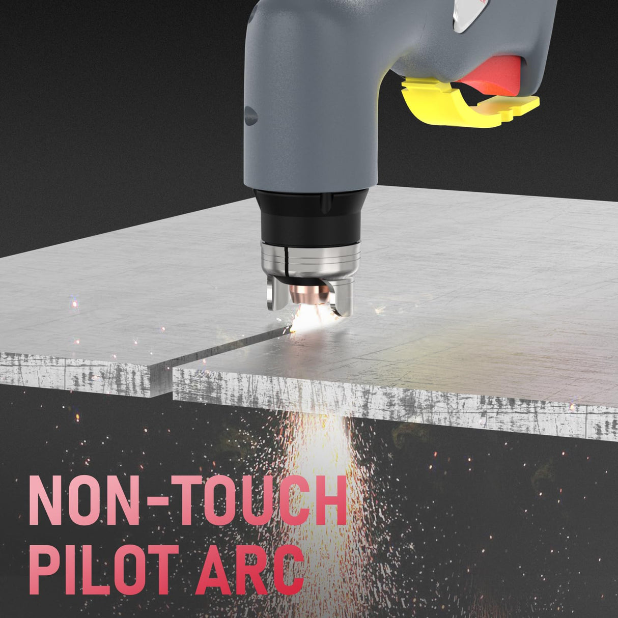 YESWELDER Plasma Cutter 65Amp Non-High Frequency Non-Touch Pilot Arc, Digital Display DC Inverter 110/220V Dual Voltage Blowback Plasma Cutting Machine CUT-65DS PRO YESWELDER