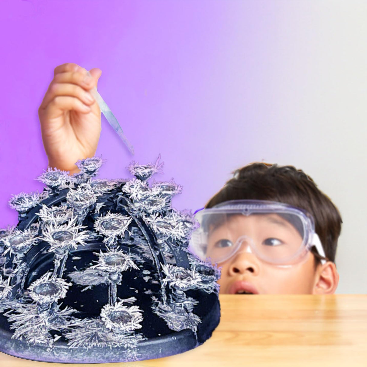 The Young Scientists Club 3D Crystal Galaxy, Grow Crystal Sculptures, Crystal Growing Kit for Kids Science Experiments Gifts for Boys & Girls, STEM Kits for Kids, STEM Toys, 8 Year Old Boy Gift The Young Scientists Club