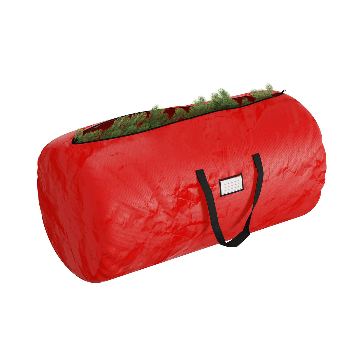 Christmas Tree Storage Bag - Polypropylene Tote with Zipper for Holiday Decorations, Inflatables, Garland and 12-Ft Artificial Trees by Elf Stor (Red) Elf Stor
