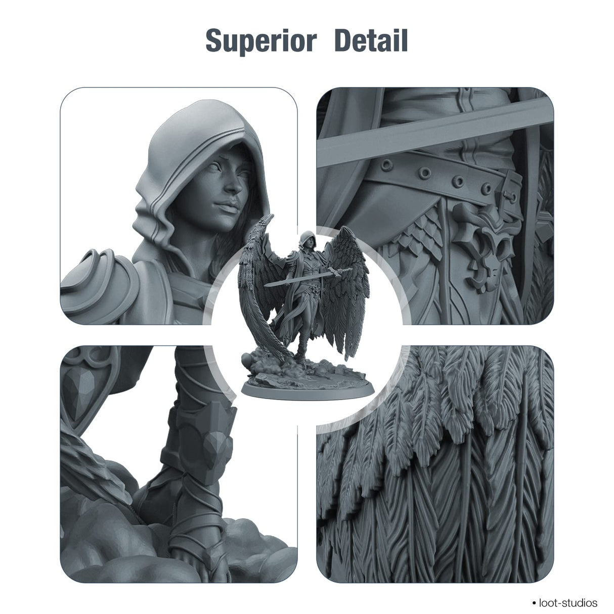 ELEGOO 8K 3D Printer Resin, Standard Photopolymer Resin 405nm UV-Curing Resin, Best for 8K/9K/12K LCD 3D Printer Space Grey 1000G ELEGOO