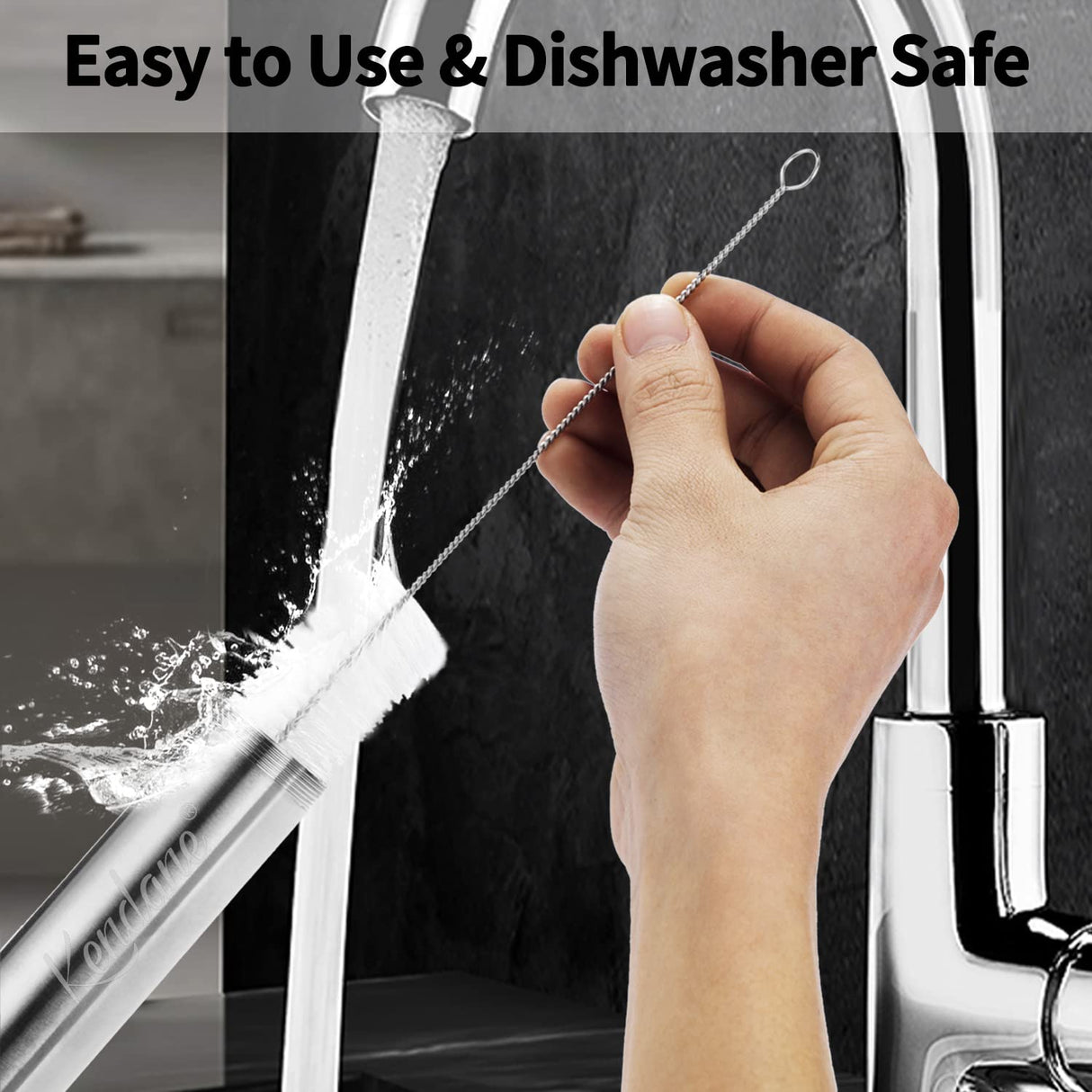 Meat Injector Syringe 2-oz Marinade Flavor Barrel 304 Stainless Steel with 3 Marinade Needles for BBQ Grill Smoker, Turkey, Fish, Brisket, Paper Silicone Brush and Instruction Included by Kendane Kendane