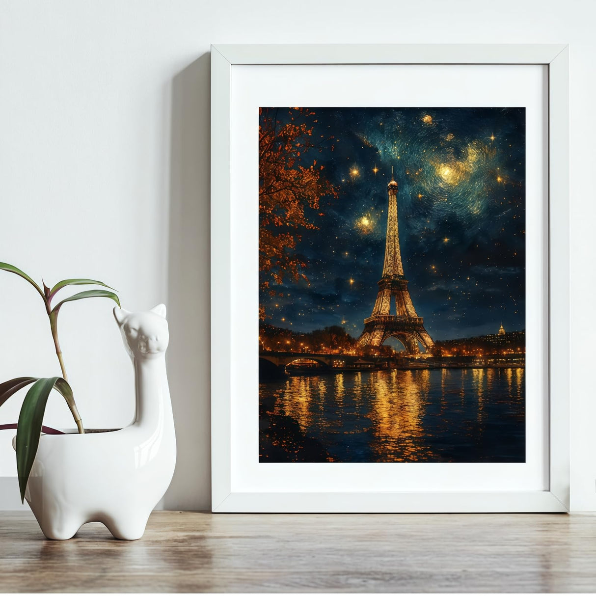 5D Diamond Painting Kits for Adults, Landscape Eiffel Tower Diamond Art Kits for Adults Beginner, DIY Full Drill Diamond Dot Gem Painting for Home Wall Decor 12x16inch BYGFHLYW