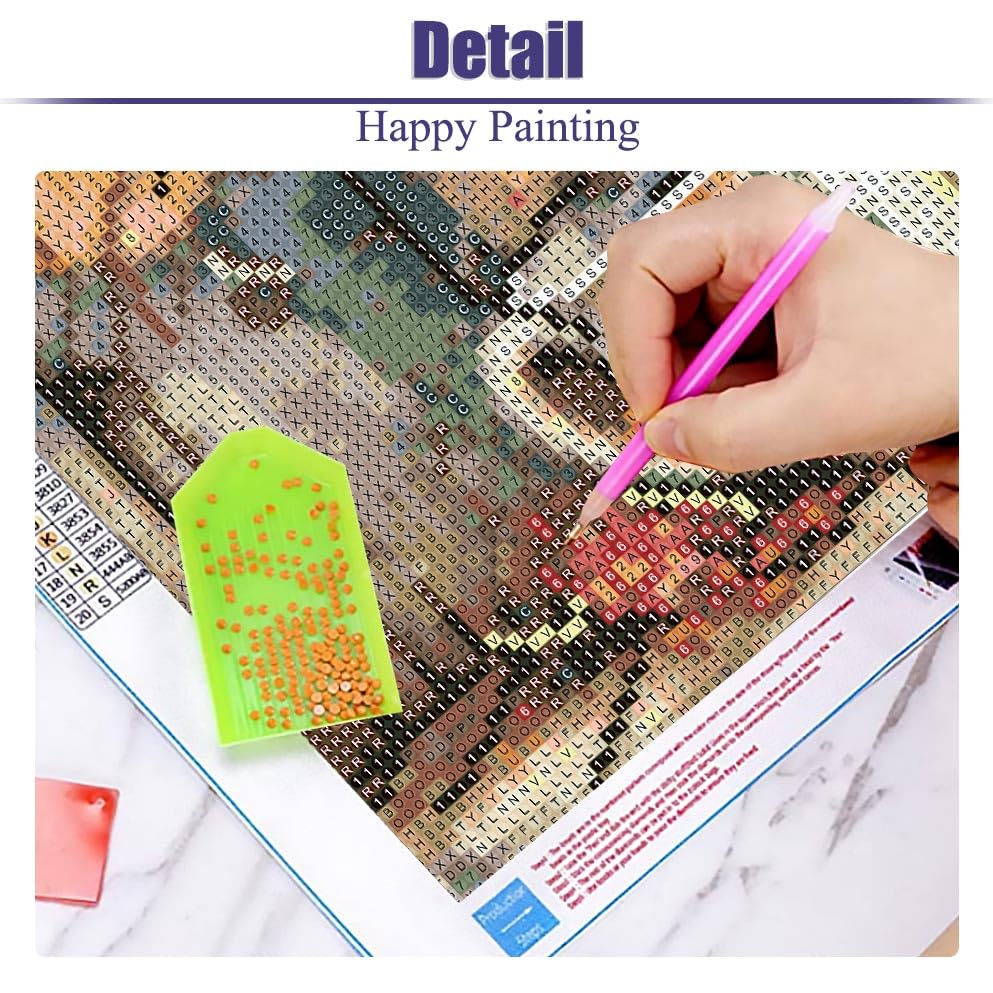 nekpiahu Cow Diamond Art Painting Kits for Adults,Diamond Painting Kits for Beginners 5D Animal Full Drill Diamond Dots,A Cup of Cafe in The Morning Gem Crafts for Adults Home Decor 12x12inch nekpiahu