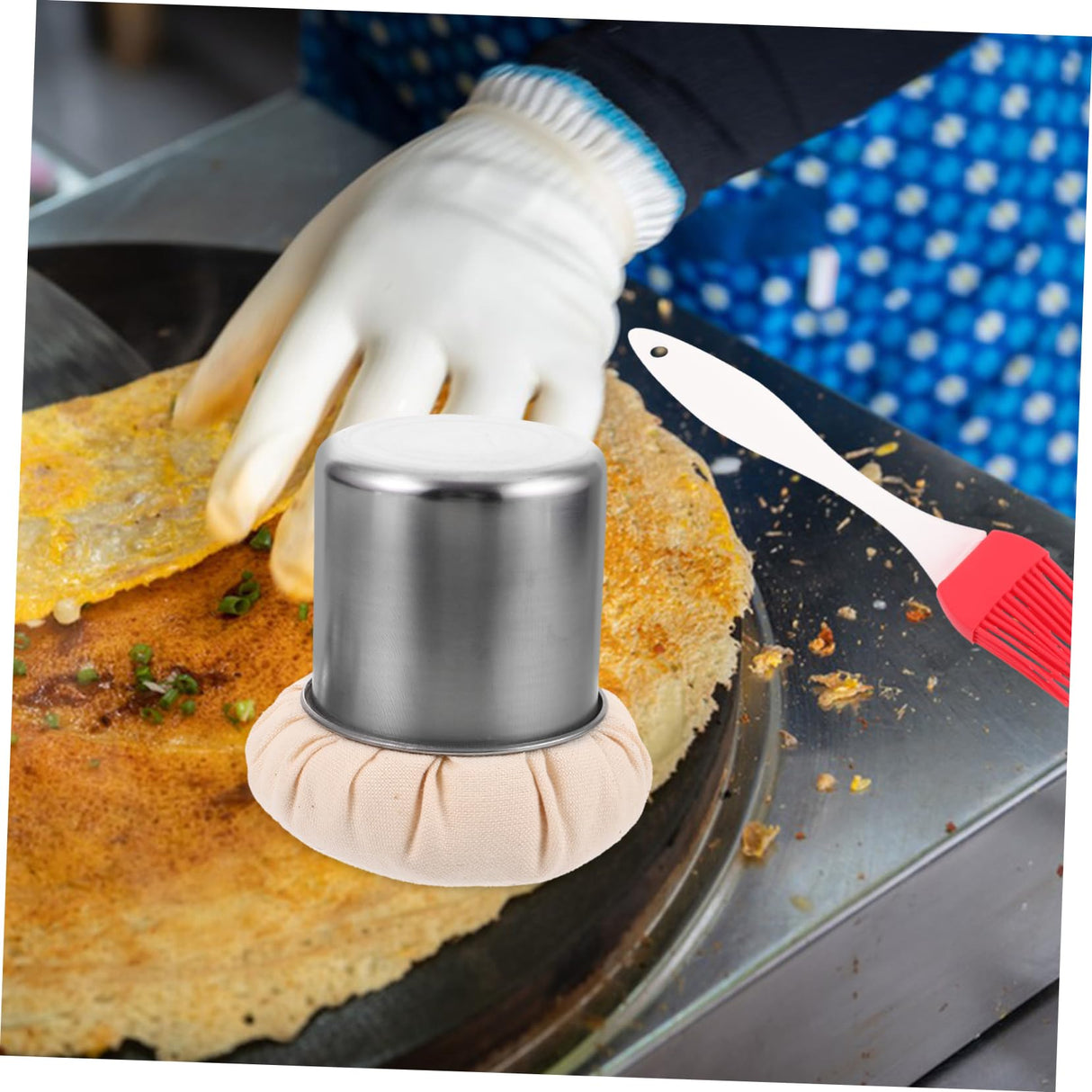 Garneck 1 Set Cuticle Oil Oil Spread for Kitchen Oilcan Oil Spread Tool Abs Metal Garneck