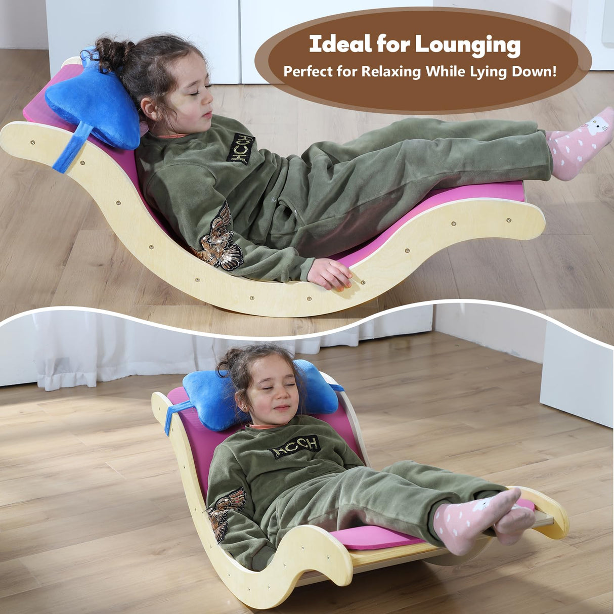 Pikler Triangle Set 7in1 Toddler Climbing Toys Indoor Foldable Baby Climbing Toys Wooden Montessori Climbing Set with Arch, Ramp, Ladder for 1-3 Years, Jungle Gym for Kids (Natural) doowroodni