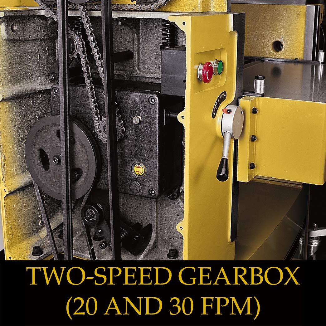 Powermatic 22-Inch Planer, Helical Head, 7-1/2 HP, 1Ph 230V (Model 201HH) Powermatic