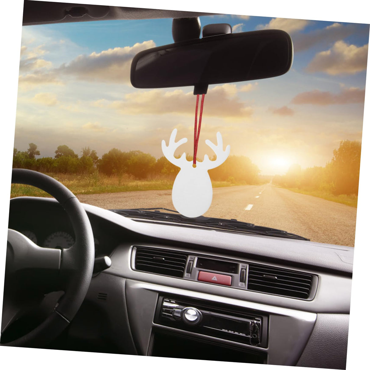 COLLBATH 8pcs Perfume Car Diffuser Accessory Car Diffuser Replacements DIY Car Air Freshener DIY Sublimation Blanks Felt Car Air Freshener Pads Air Freshener Car COLLBATH