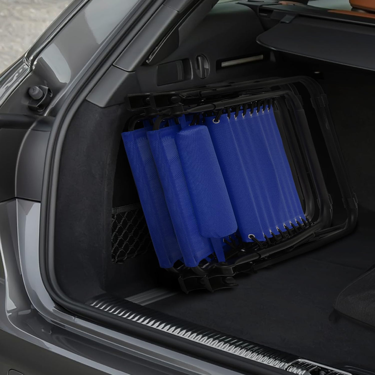 MoNiBloom Zero Gravity Chairs Set of 2 Outdoor Folding Patio Lounge Chairs for Outside Reclining Lawn Chairs Recliner Beach Chairs for Adults, Blue MoNiBloom