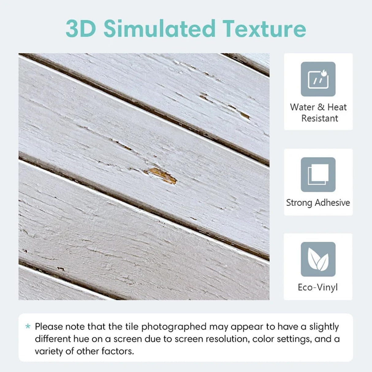 Commomy 10 Pcs Faux Wood 3D Wall Panels Peel and Stick -11.8"x11.8" Ultralight Thin PVC 3D Faux Wood Panels for Walls Shiplap Planks for Kitchen, Living Room,RV, Interior Wall Decor Commomy