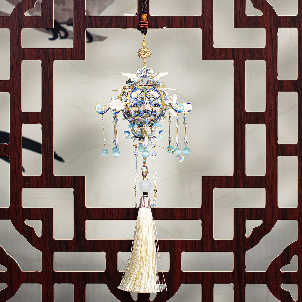 MU 3D Metal Puzzles Model Kits Building for Adult to Build Scented Sachet A, Ancient Palace Miniature Assembling, Birthday DIY Gifts and Home Decor MU