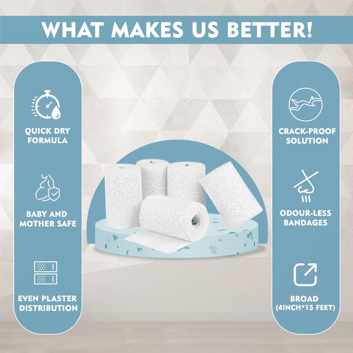 Crawl Story Belly Cast Kit Pregnancy-Baby Casting kit | With 5-Plaster Cloth Roll, Hanging Hardware & Decorative items| Perfect Baby Shower & Pregnancy Gifts|Pregnancy Belly casting kit baby bump cast Crawl Story