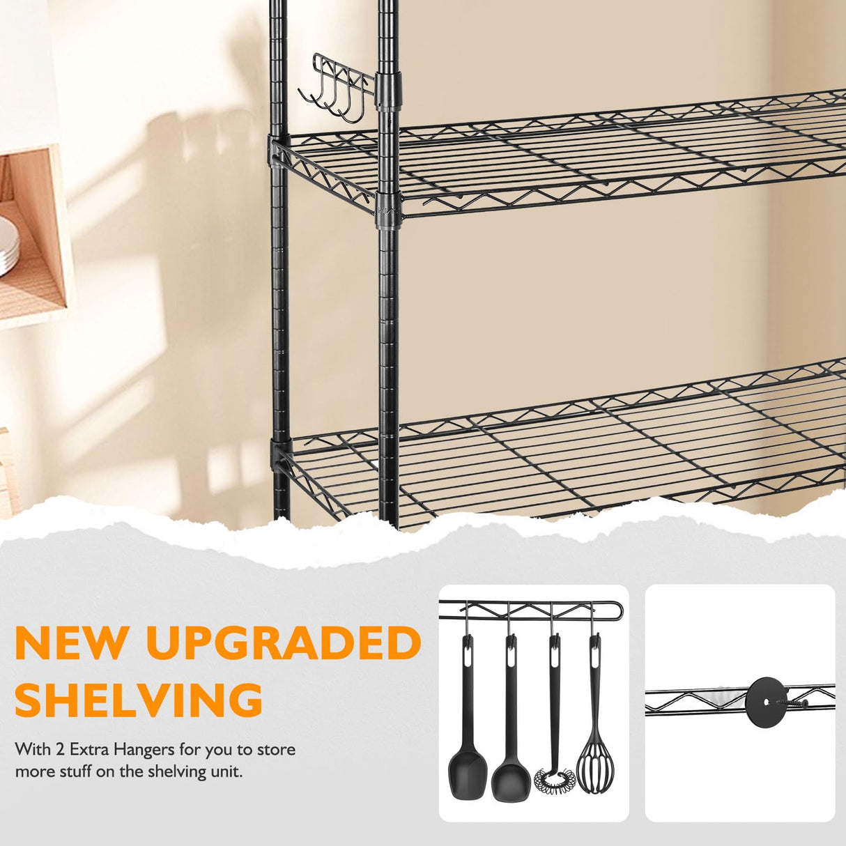 BolDuck 6 Tier Storage Shelves with Wheels, 2100lbs Capacity Heavy Duty Shelving Units, 14x36x75inch Adjustable Metal Shelf Wire Shelving Rack for Garage, Kitchen, Office, Black BolDuck