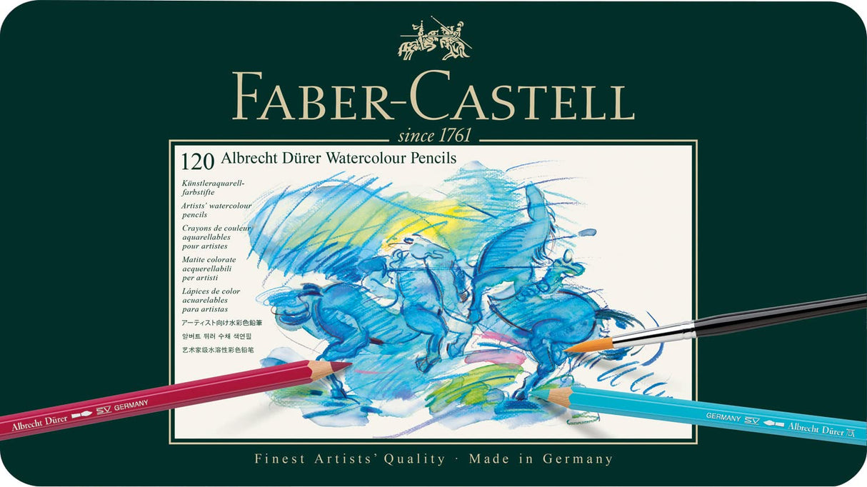 Faber Castell Albrecht Durer 120 Watercolor Pencil Set Tin Faber-Castell