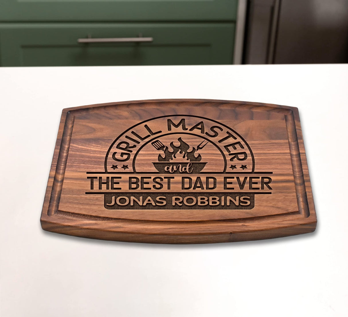 Personalized Dad Cutting Board Gift For Dad Custom Cutting Board Father's Day Wood Engraved TEEAMORE