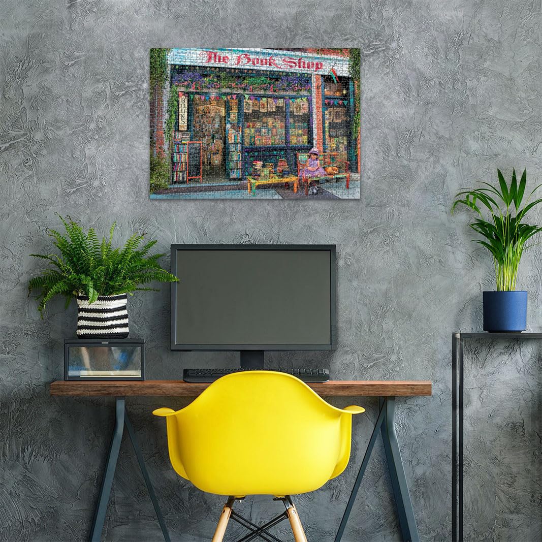 Ravensburger The Bookshop 1000 Piece Jigsaw Puzzle for Adults - 12000670 - Handcrafted Tooling, Made in Germany, Every Piece Fits Together Perfectly Ravensburger