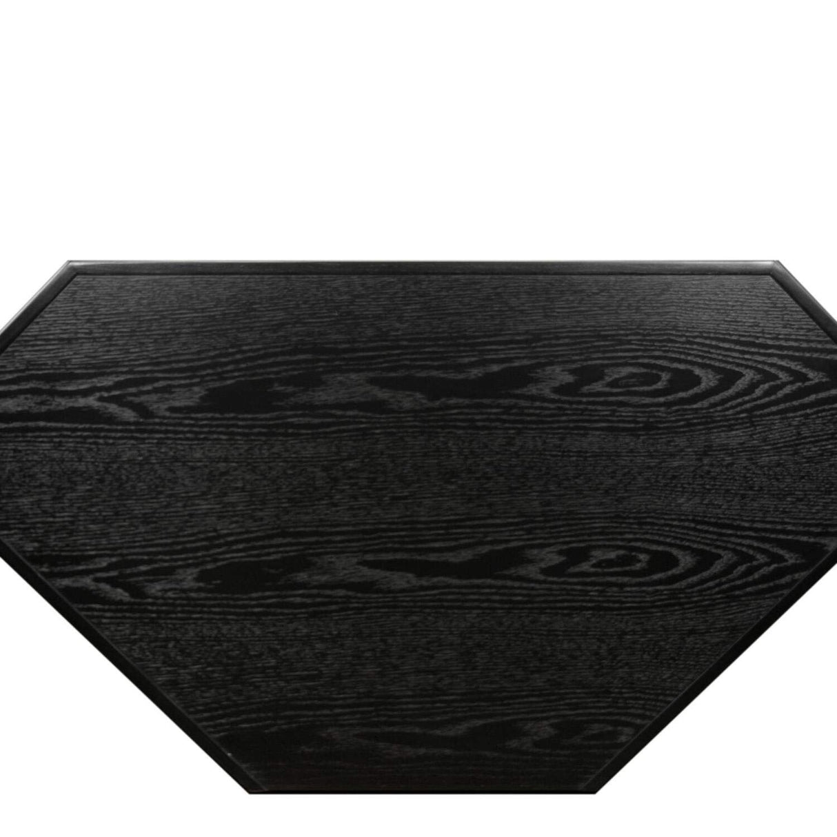 Leick Home 83430 Corner Computer/Writing Desk with Center Keyboard Drawer and Shelf, Black Oak Leick Home