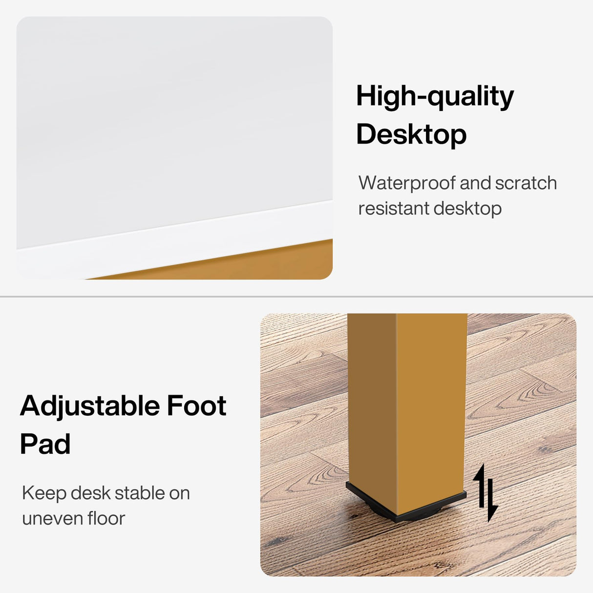 Tribesigns 6.5FT Conference Table, 78.7 Inche Rectangle Meeting Seminar Table, Large Business Tables for 6-8 People (Only Table) Tribesigns