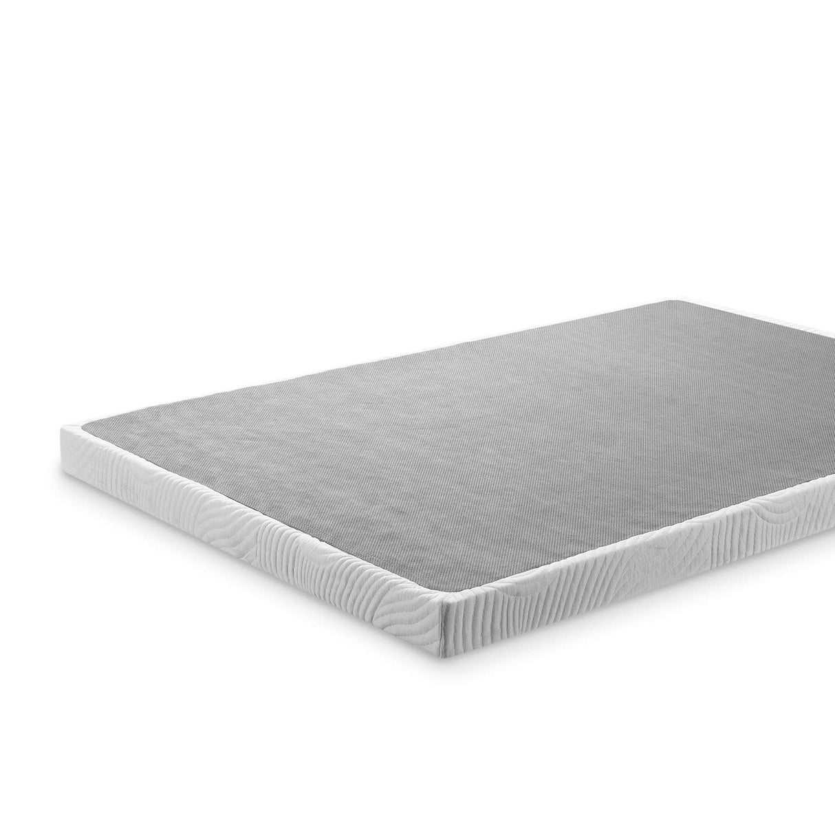ZINUS Quick Lock Metal Smart Box Spring, 4 Inch Mattress Foundation, Strong Metal Structure, Easy Assembly, Full, White Zinus