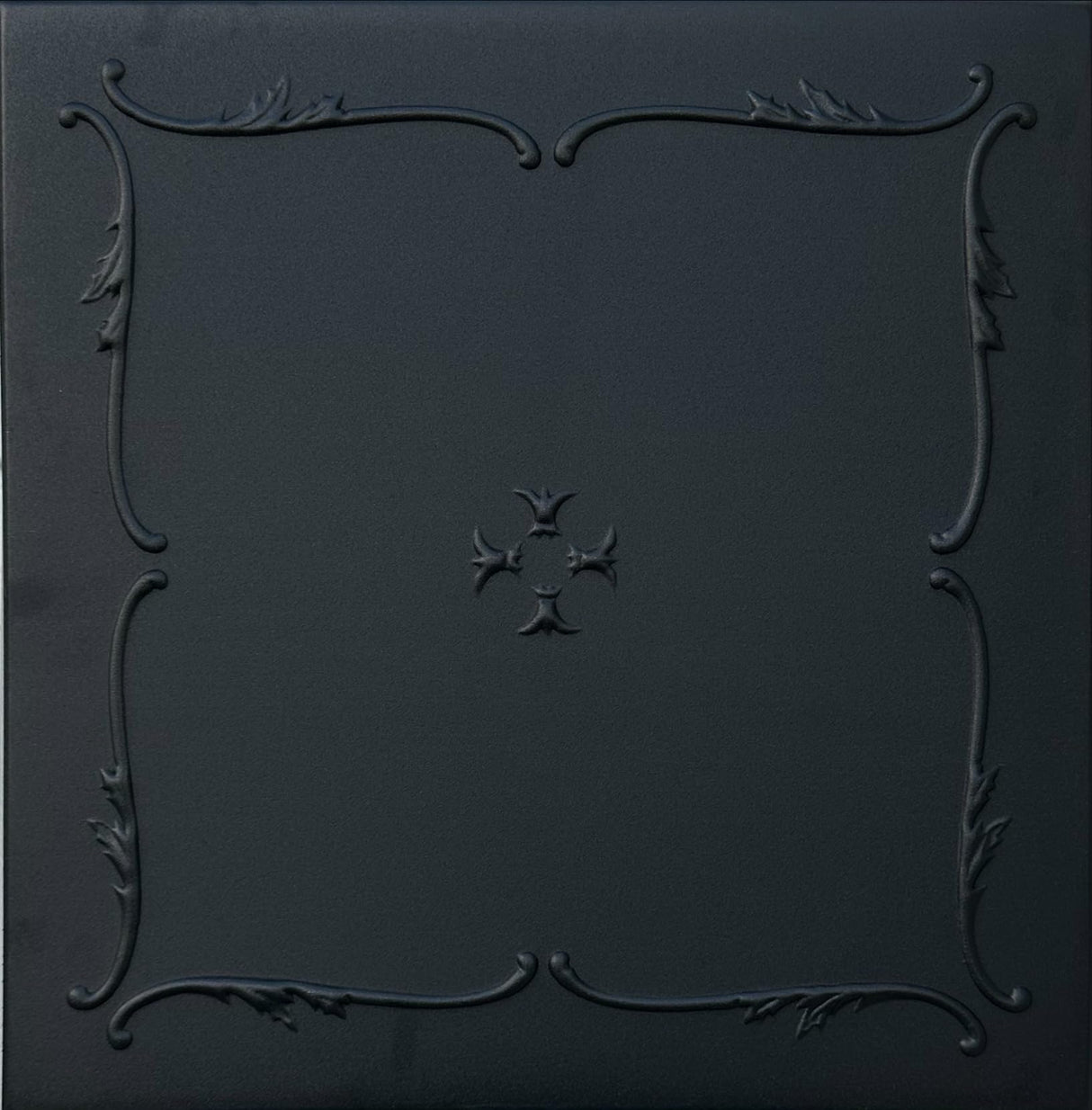 A La Maison Ceilings R05 Spring Buds Foam Glue-up Ceiling Tile (256 sq. ft./Case), Pack of 96, Black Matte À LA MAISON CEILINGS