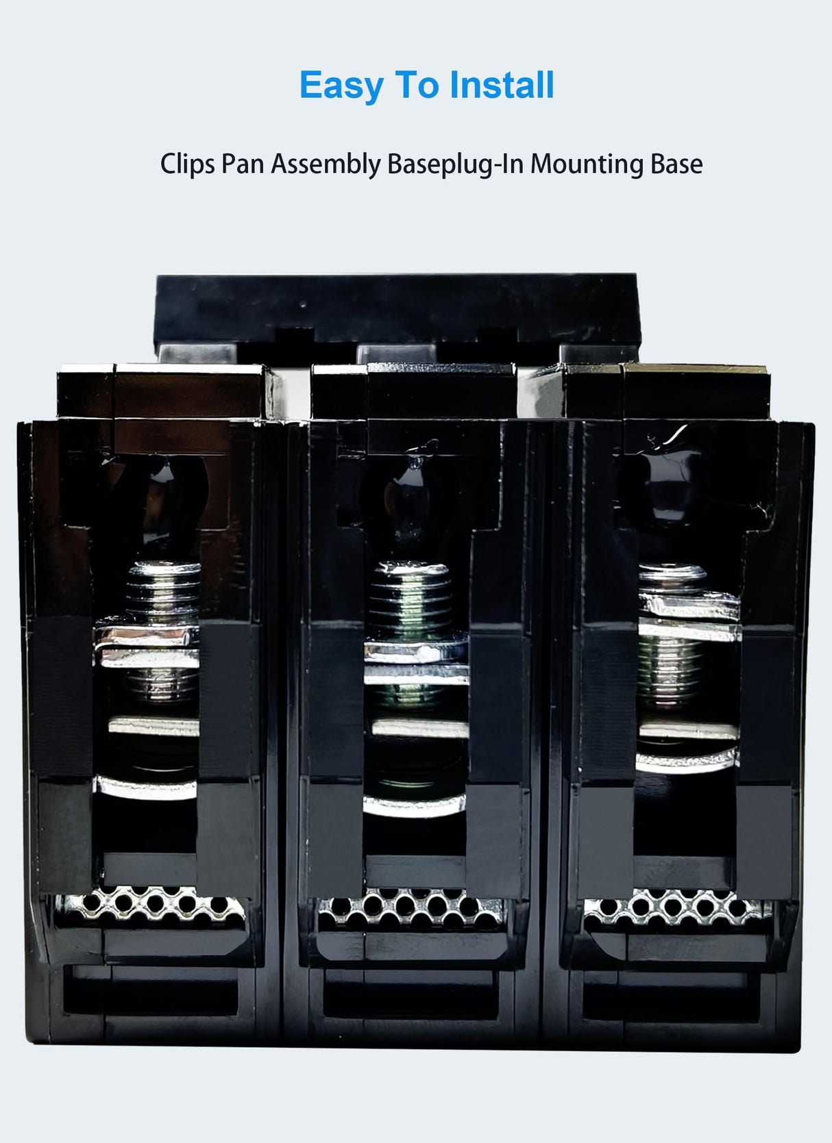 Q3100 100-Amp Three Pole Type QP Circuit Breaker Plug-in Mount Standard MCB Thermal Magnetic Protection, 10KA 120/240V, Compatible with Siemens PL and ES Series Load Centers(3P 100A) TLmathus