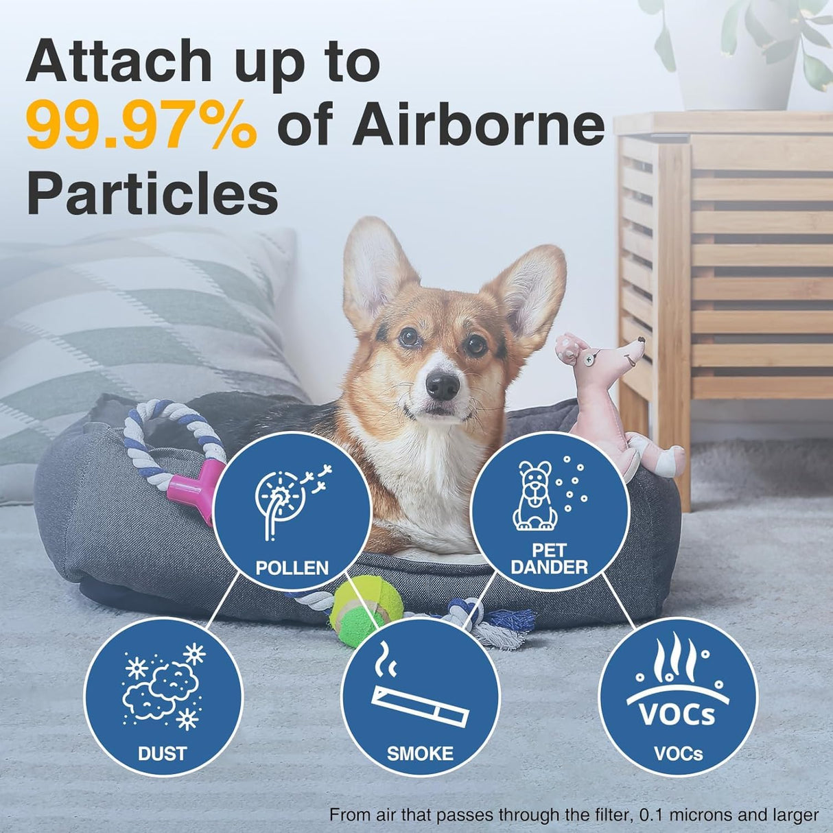 AP-1512HH Air Purifi-er Replacement Filter Set Compatible with Coway Airmega AP-1512HH Air Purifi-er and Airmega 200M Air Purifi-er, 1 True HEPA and 2 Carbon Pre-Filters Part # 3304899 Cabiclean
