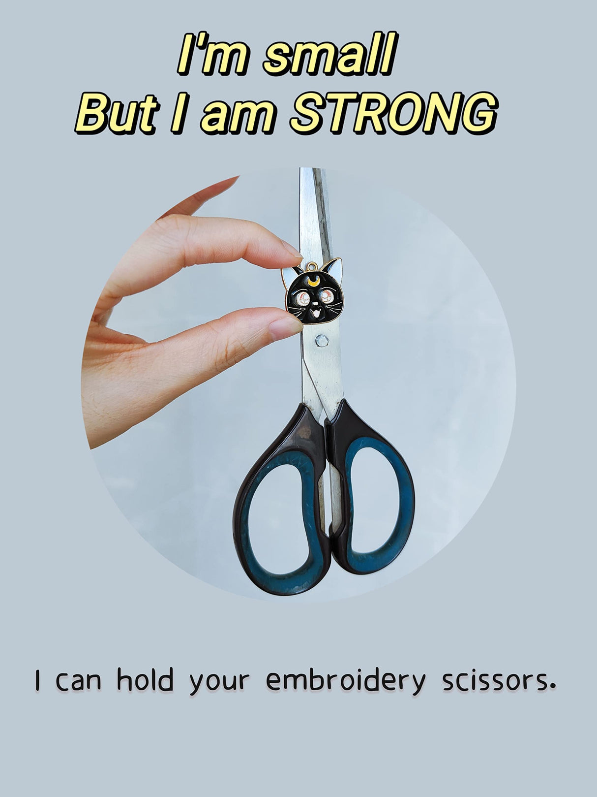 Kitten (2 Pieces) Needle Minder Magnetic Needle Keeper for Cross Stitch Embroidery Sewing Needle and Pin Holders N\C