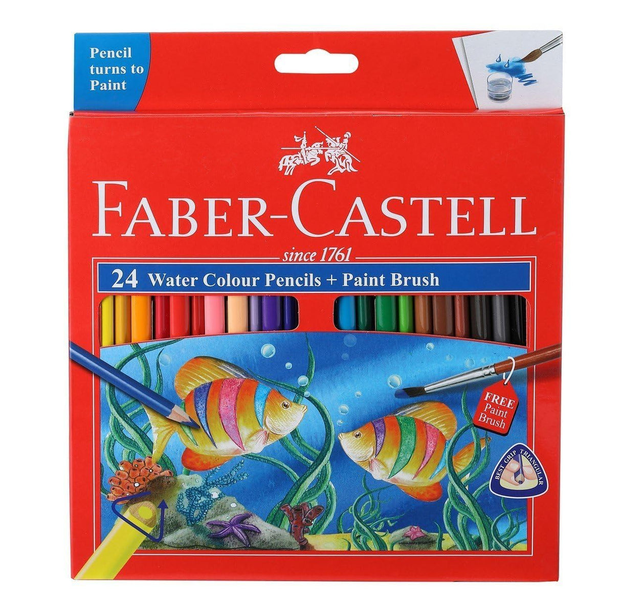 Faber-Castell Watercolor Pencils (24 color) Premium Quality Art Supplies Originals Faber-Castell