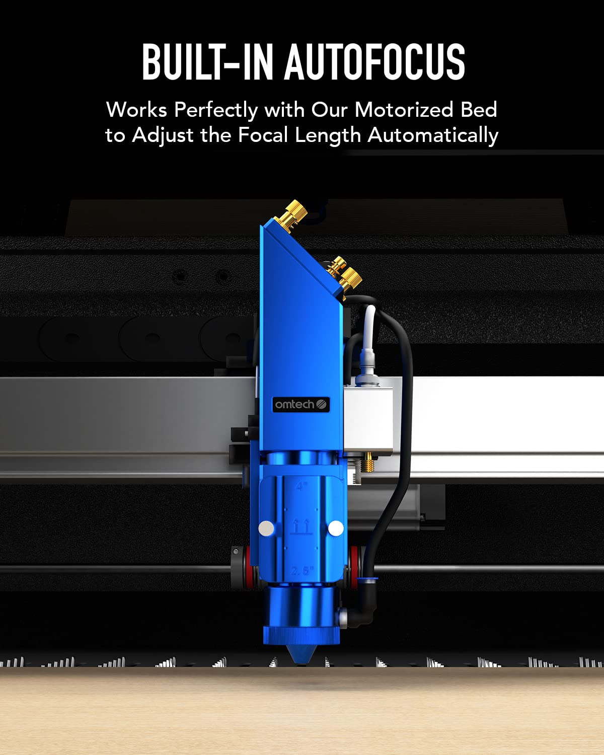 OMTech Pro 150W Hybrid Laser Machine, 34x54 Laser Cutter and Engraver Machine for Metal Acrylic Wood Cutting, Laser Engraver Machine with Autofocus and 4 Way Pass Through Doors, Windows Compatible OMTech